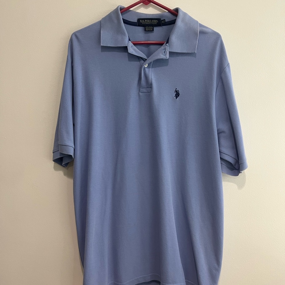 U.S. Polo Assn. Men's Light Blue Polo Shirt